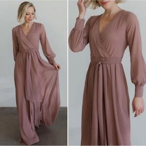 Baltic Born Mauve Maxi Dress